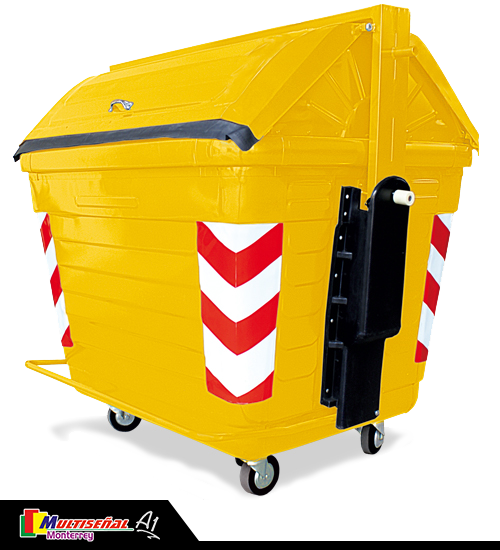 Contenedor de basura <br>metálico 2600